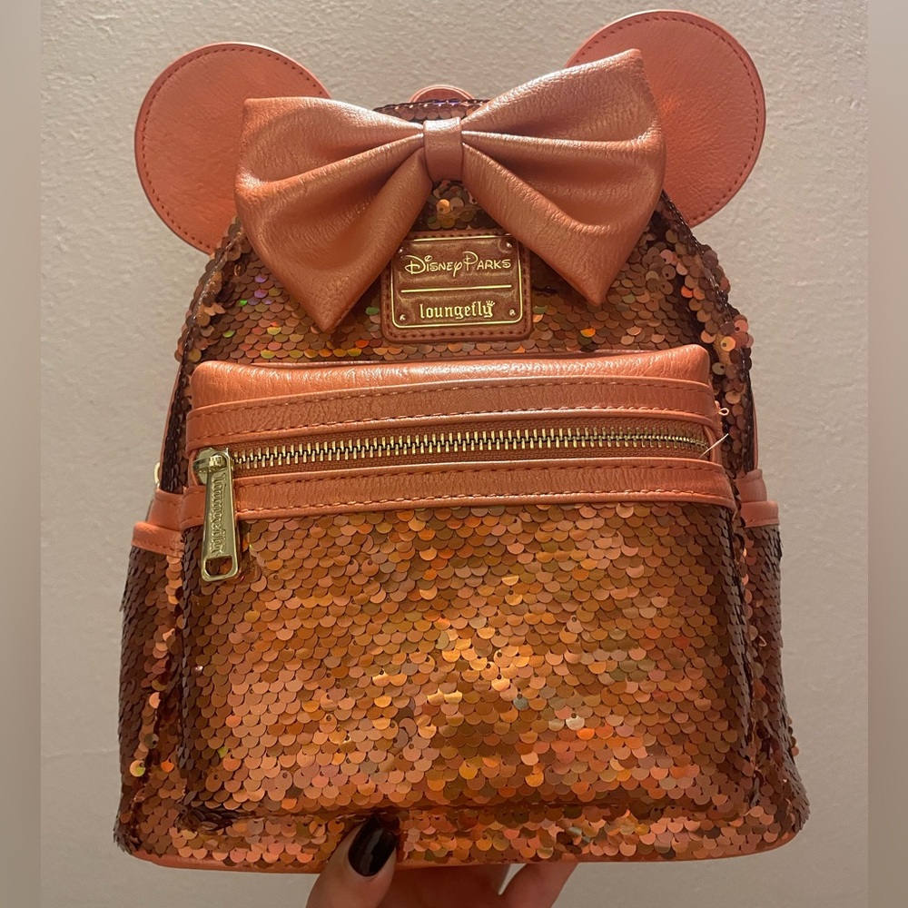 Disney Orange Loungefly Backpack